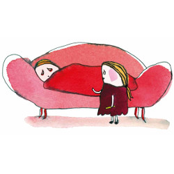 Illustration 'Was ist bloß mit Mama los?'